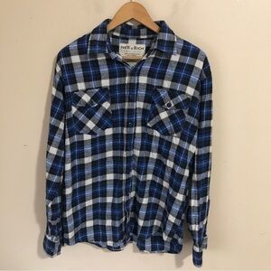 New & Rich Flannel Button Up Shirt